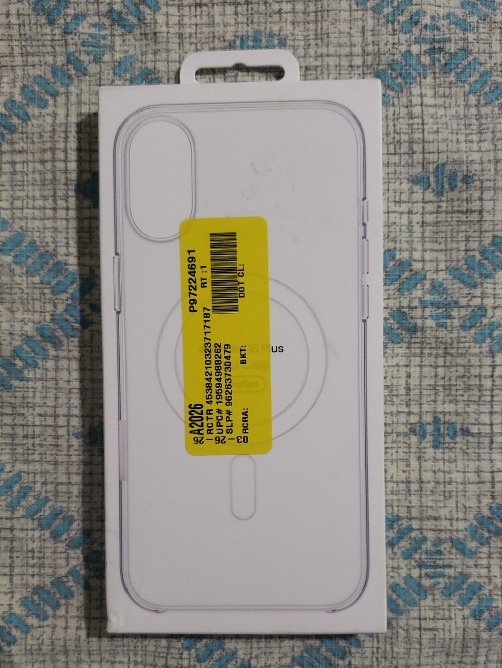 Clear Case With Magsafe For iPhone 16 Plus, OEM, Smooth Glossy Finish